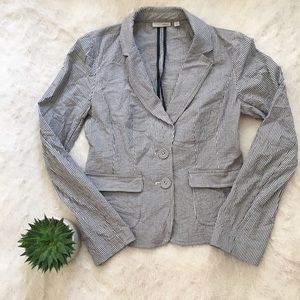 Halogen Seersucker Blazer/Jacket - Size 4
