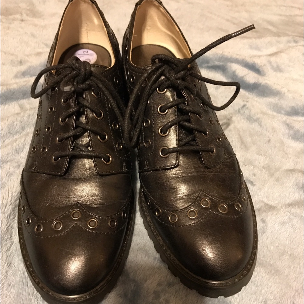 👍Classy+ fabulous❤️ Rare Leather MK shoe