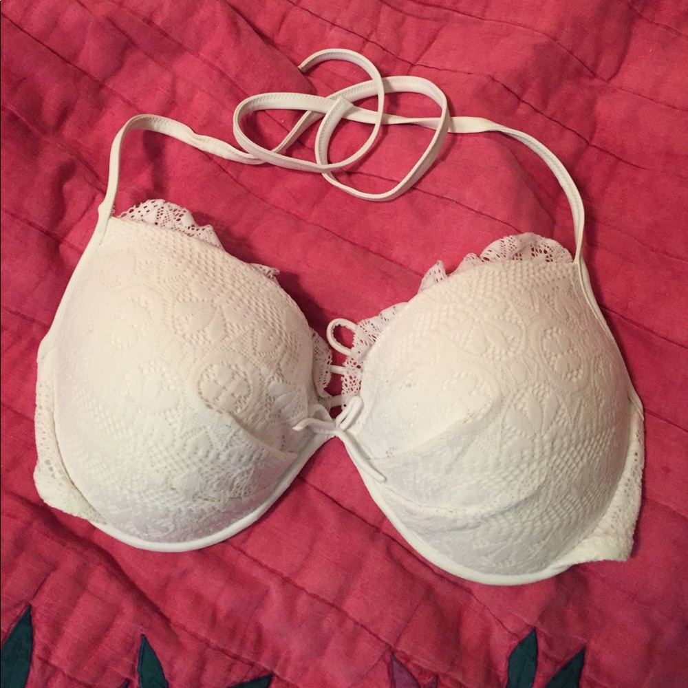 Victoria's Secret White Bikini Top