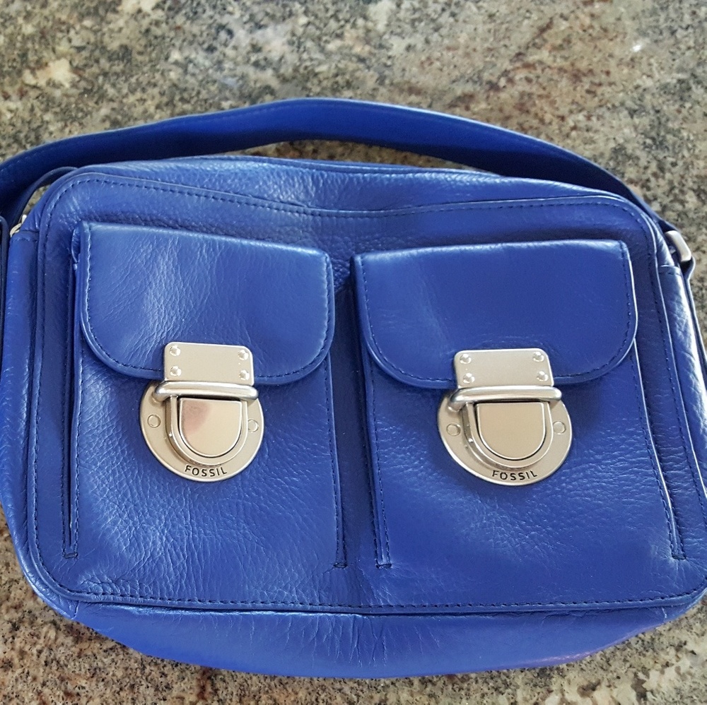 FOSSIL genuine leather crossbody handbag