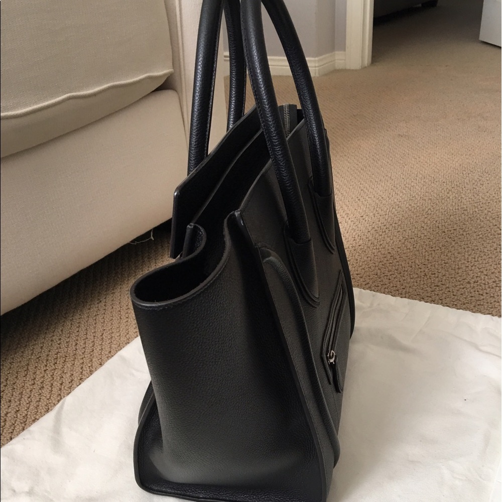 Celine black mini luggage tote - Picture 5 of 6