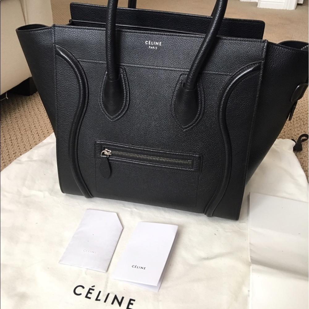 Celine black mini luggage tote - Picture 6 of 6