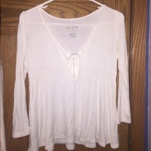 American eagle tie front t-shirt