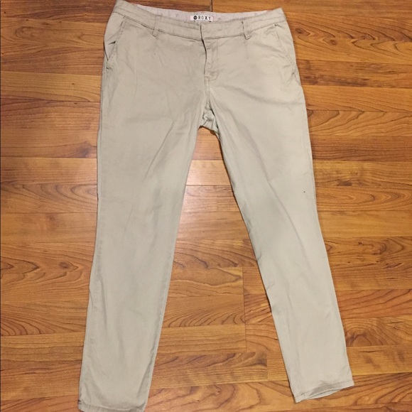 Khaki Roxy pants - Picture 1 of 3