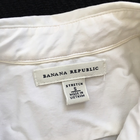 Banana Republic Ruffle Front Button-Down - Small - Picture 2 of 6