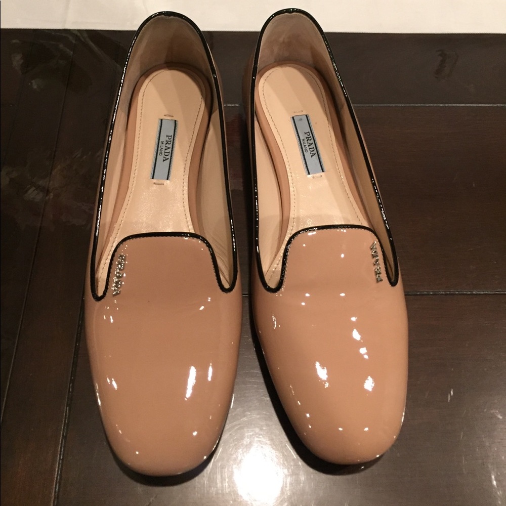 Patent Leather Authentic Prada Ballerina Flats
