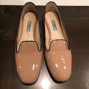 Patent Leather Authentic Prada Ballerina Flats