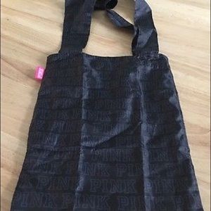 Black Nylon Packable Tote