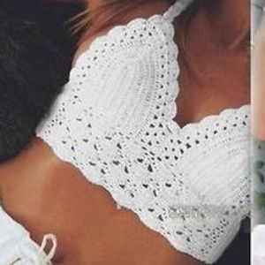 crochet bralette never worn