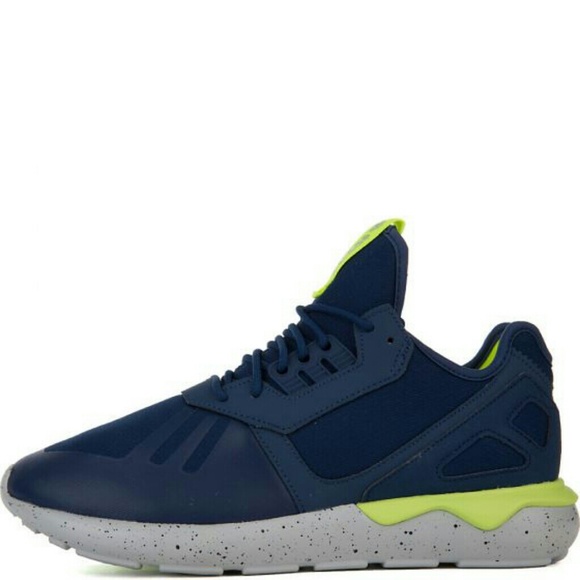 Men's Tubular Runner Athletic Running Sneaker Navy - Picture 1 of 6