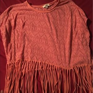 Large pink boutique summertime shirt