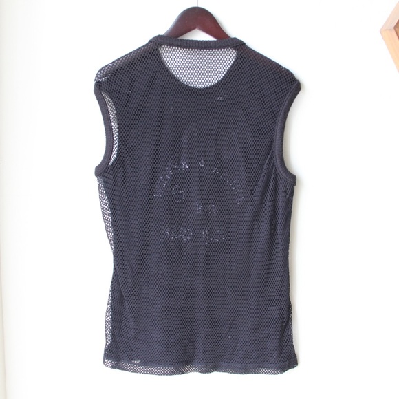 Cut Off Net Men's Tank - Muscle Tee - Picture 2 of 4