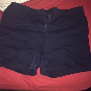 Navy blue shorts