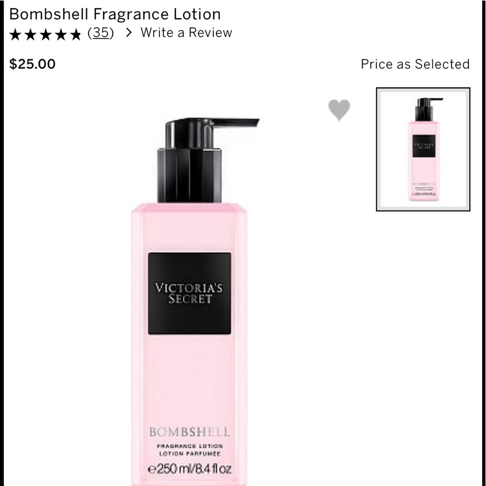 Victoria Secret Bombshell Lotion