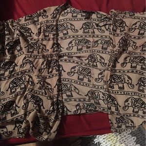 Large elephant cover up