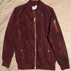 Topman Longline Bomber Jacket