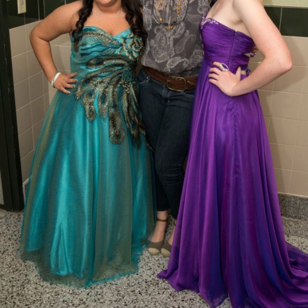 Purple Prom Dress - Picture 7 of 8