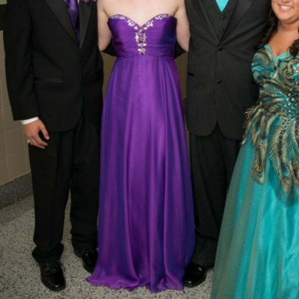 Purple Prom Dress - Picture 8 of 8