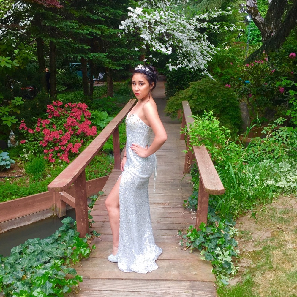 SEQUIN PROM DRESS!!!