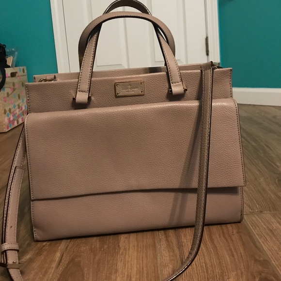 kate spade Handbags - Kate spade nude leather purse