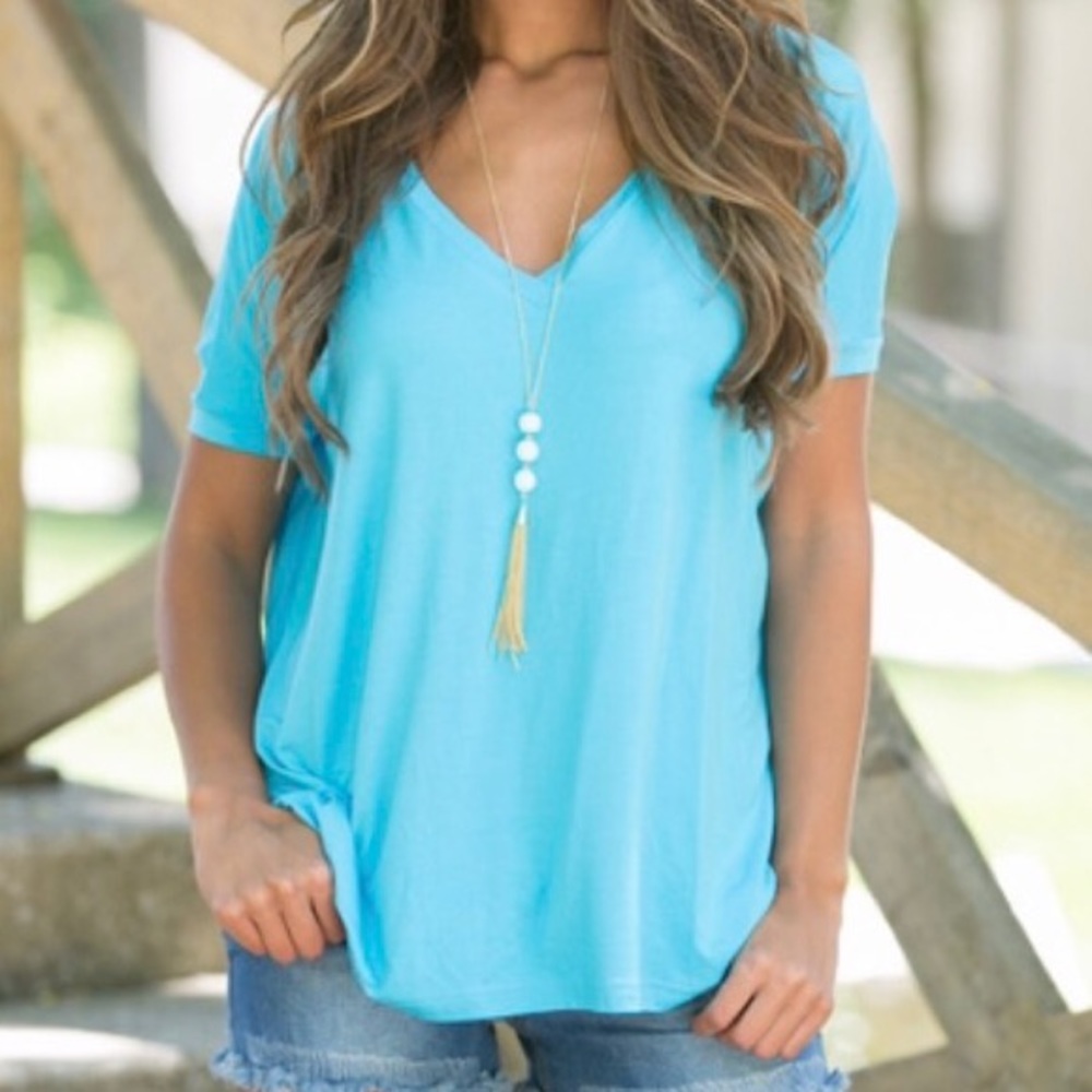 Blue Piko Top
