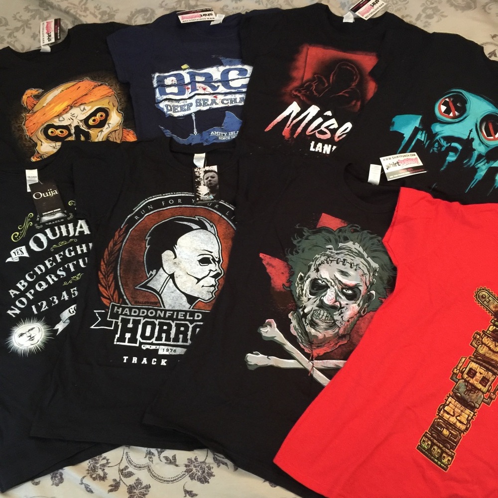 *NEW* Lot of Horror Shirts (8)
