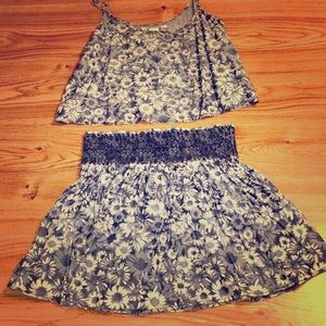 BNWOT AMERICAN RAG DAISY CAMI/SKIRT 2 PIECE SIZE L