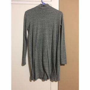 Long Sleeve Grey Dress