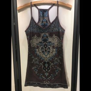 FANG Brand Brown Tank Top