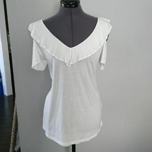 Banana Republic off shoulder casual top size med