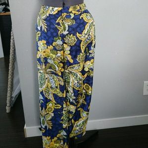 Banana Republic Avery print pant size 12