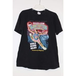 2000 Harlem Globetrotters Basketball Black Tshirt