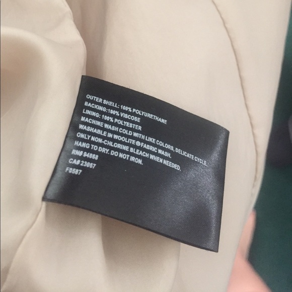 🚫SOLD ON MERCARI🚫 Tan Leather Jacket - Picture 6 of 6