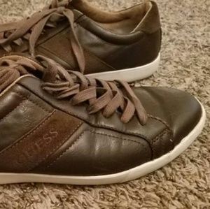Guess MG Joseph Tennis Sneaker 10M Dark Brown