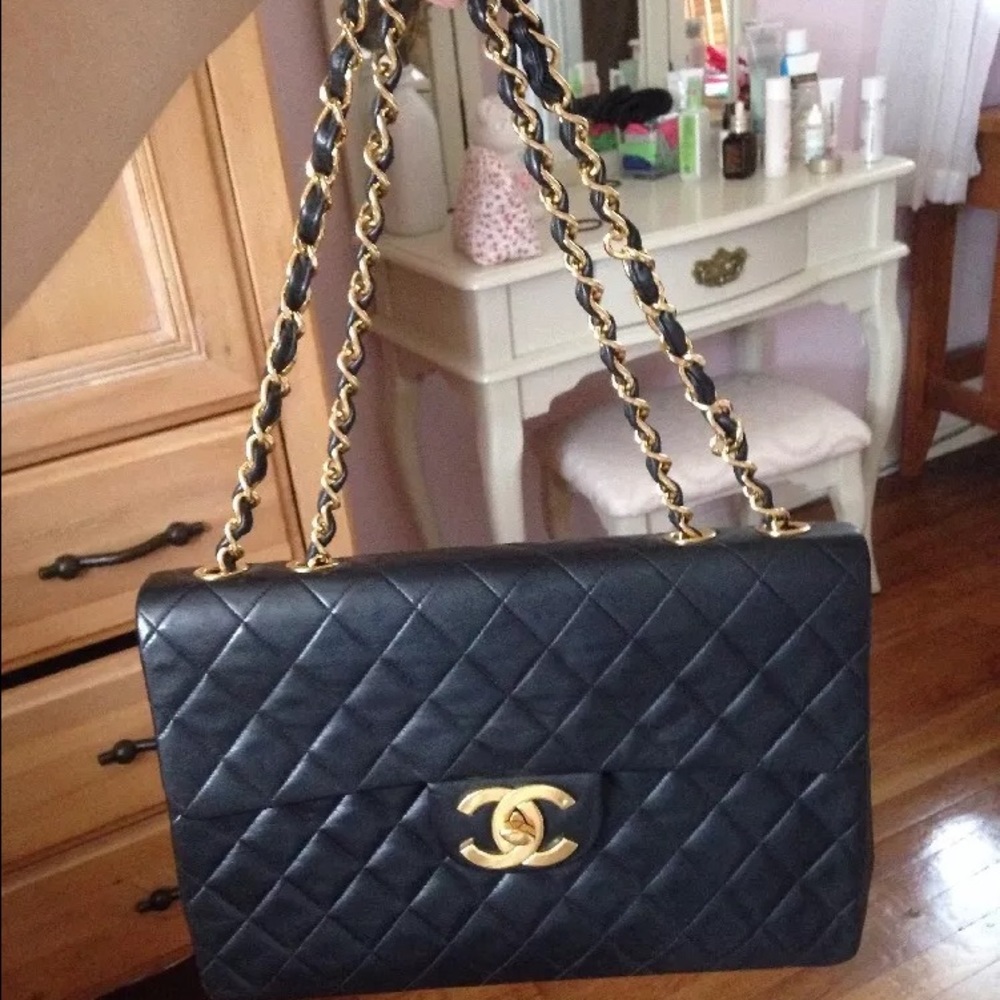 Authentic black Chanel bag