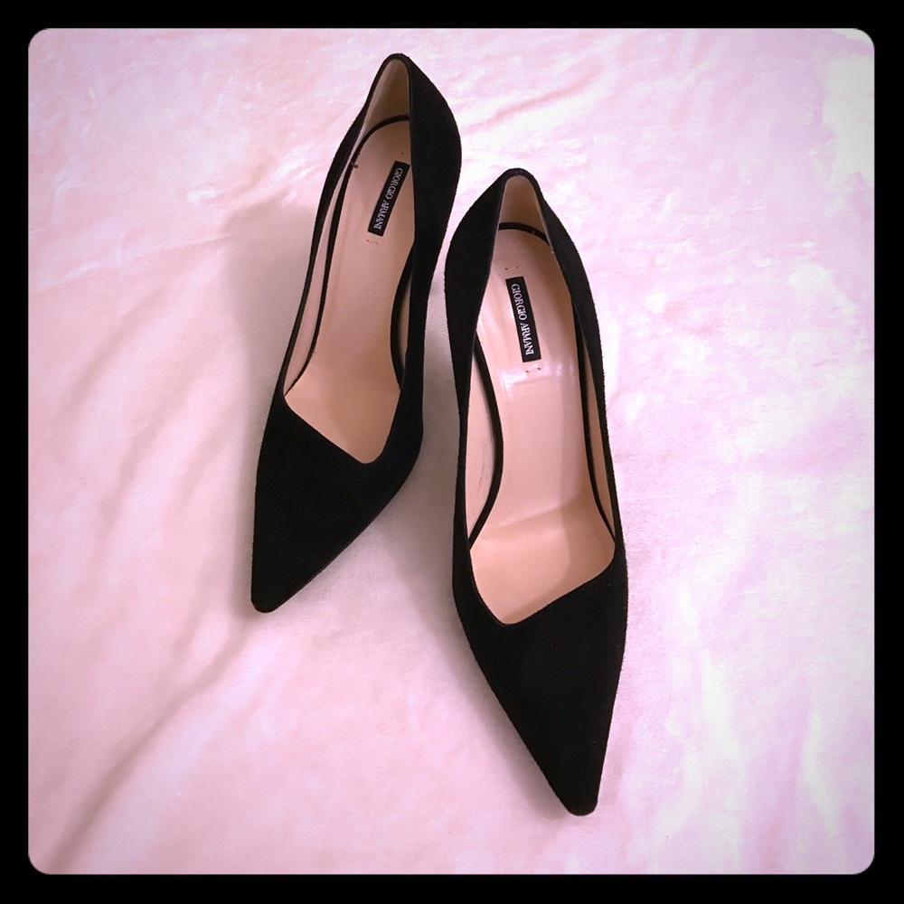 Giorgio Armani Black High Heels