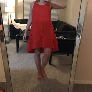 Red dress Banana Republic