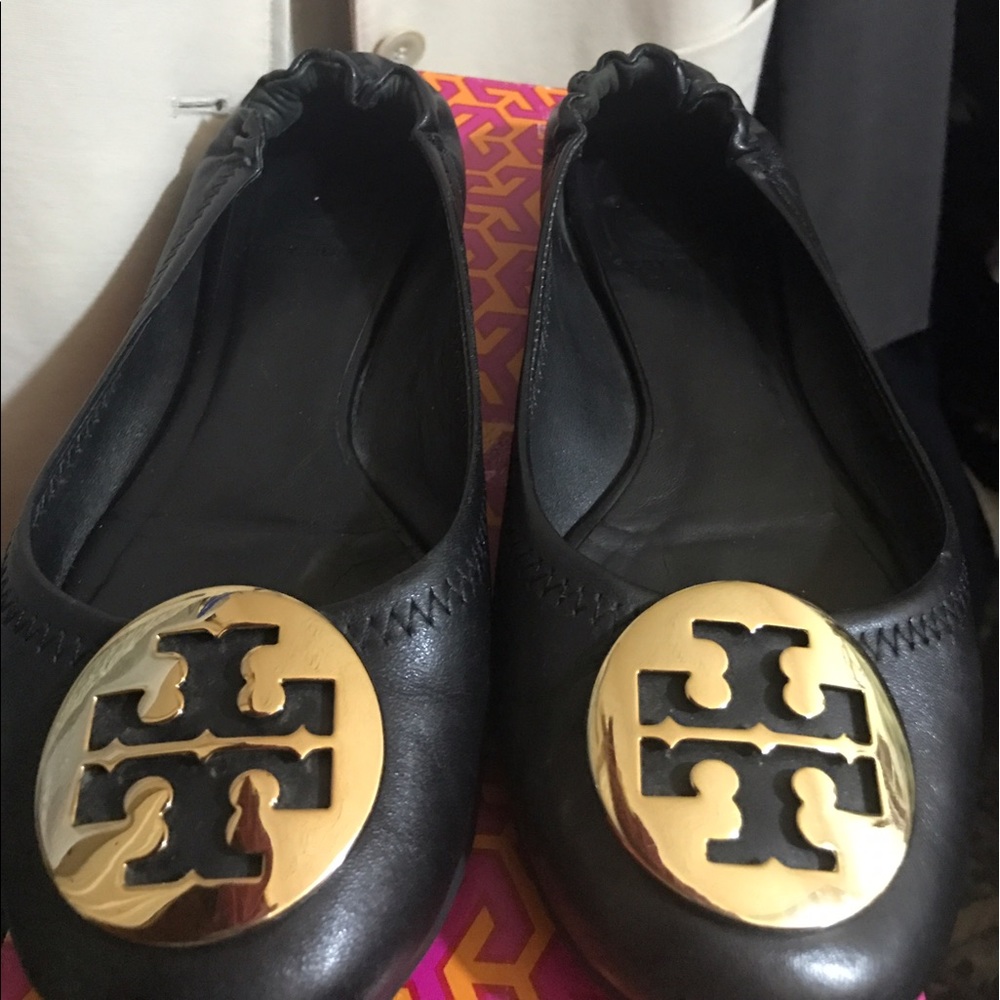 Black Tory Burch Ballet Flats
