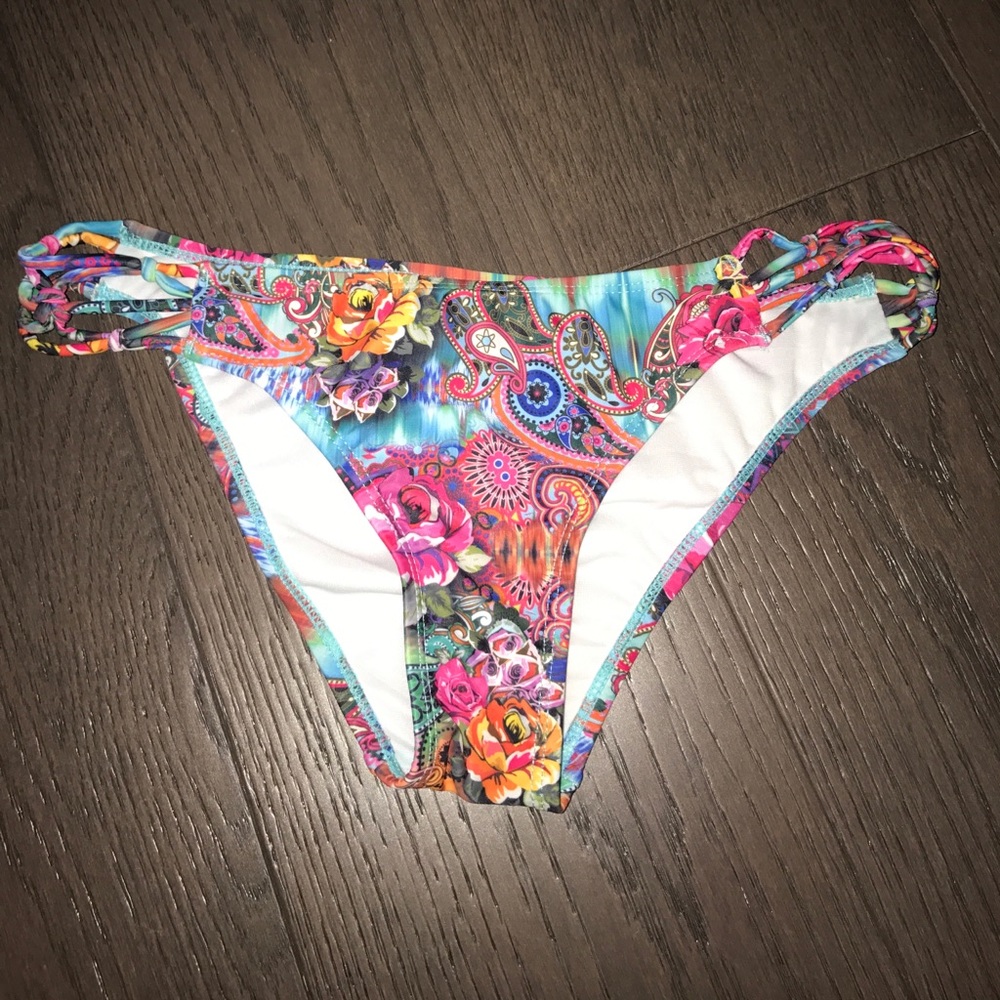 multi color bikini bottoms