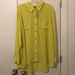 Torrid chiffon blouse