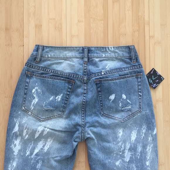 Paint Splattered Boyfriend Jeans - Picture 6 of 6