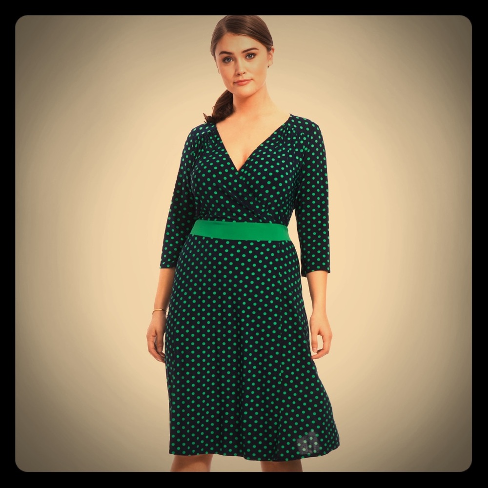🍀HP🍀 Igigi Dominique Dots Dress NWT Retro!