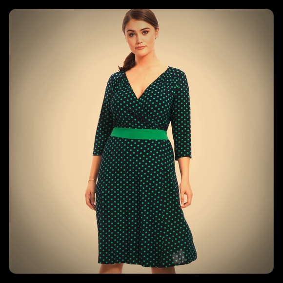 🍀HP🍀 Igigi Dominique Dots Dress NWT Retro! - Picture 1 of 4