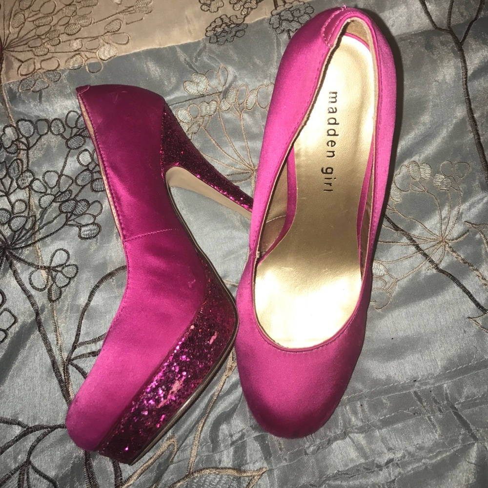 Madden girl pink heels