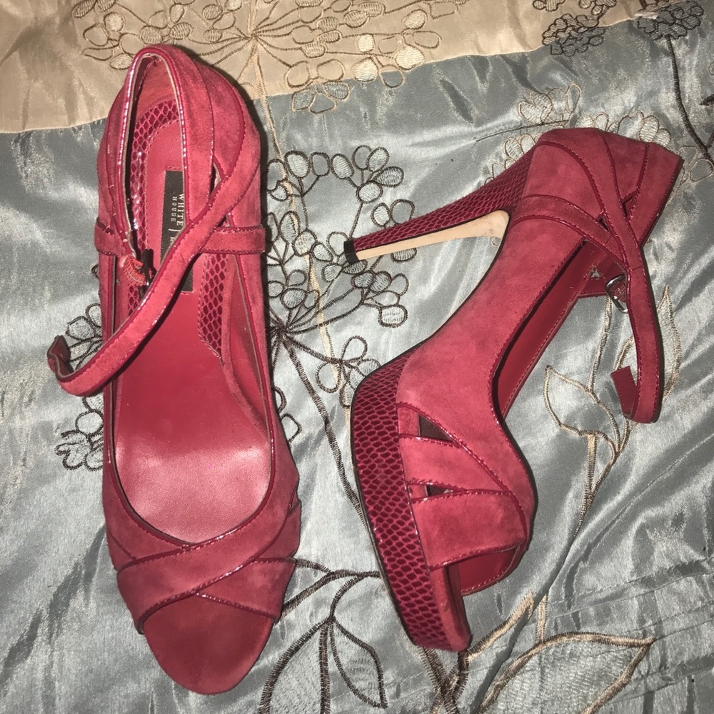 White House black market Red heels