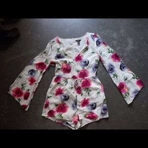 Forever 21 Floral Romper