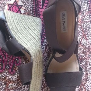 Strappy, wedge sandals