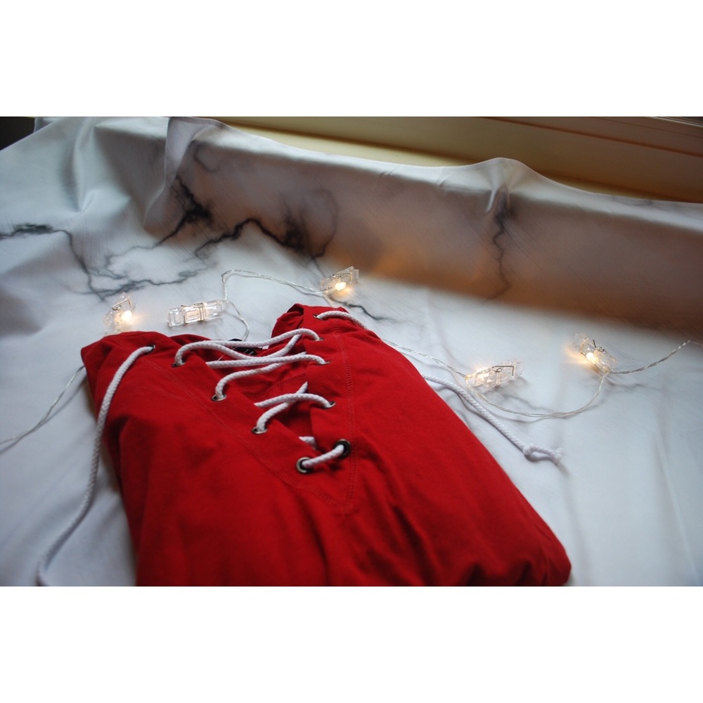 BNWT Lace Up Hoodie Top / Jacket - Picture 2 of 5