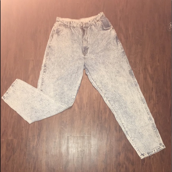 Stone Wash Denim Pants - Picture 1 of 5