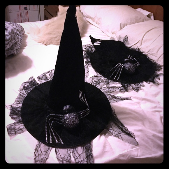 jcpenney Accessories - Halloween Black Spider Witches Hat jcpenney Accessories - Halloween Black Spider Witches Hat